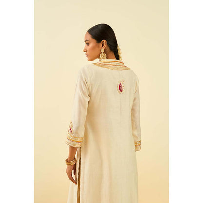 Sheetal Batra Ivory Kurta with Palazzo (Set of 2)
