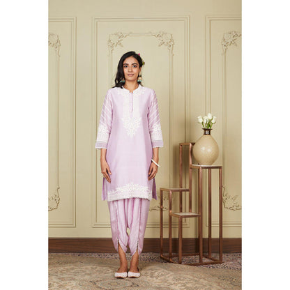 Sheetal Batra Ayika - Periwinkle Short Kurta With Dhoti