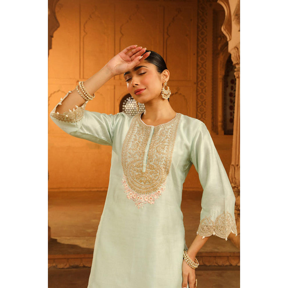 Sheetal Batra Arisa - Misty Green Kurta With Salwar