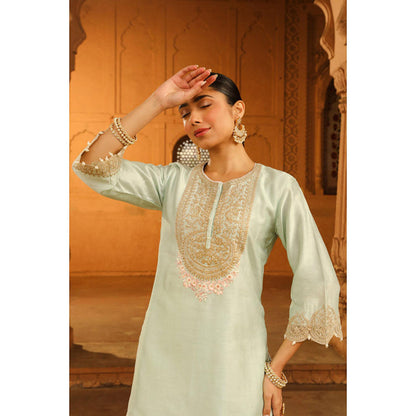 Sheetal Batra Arisa - Misty Green Kurta With Salwar