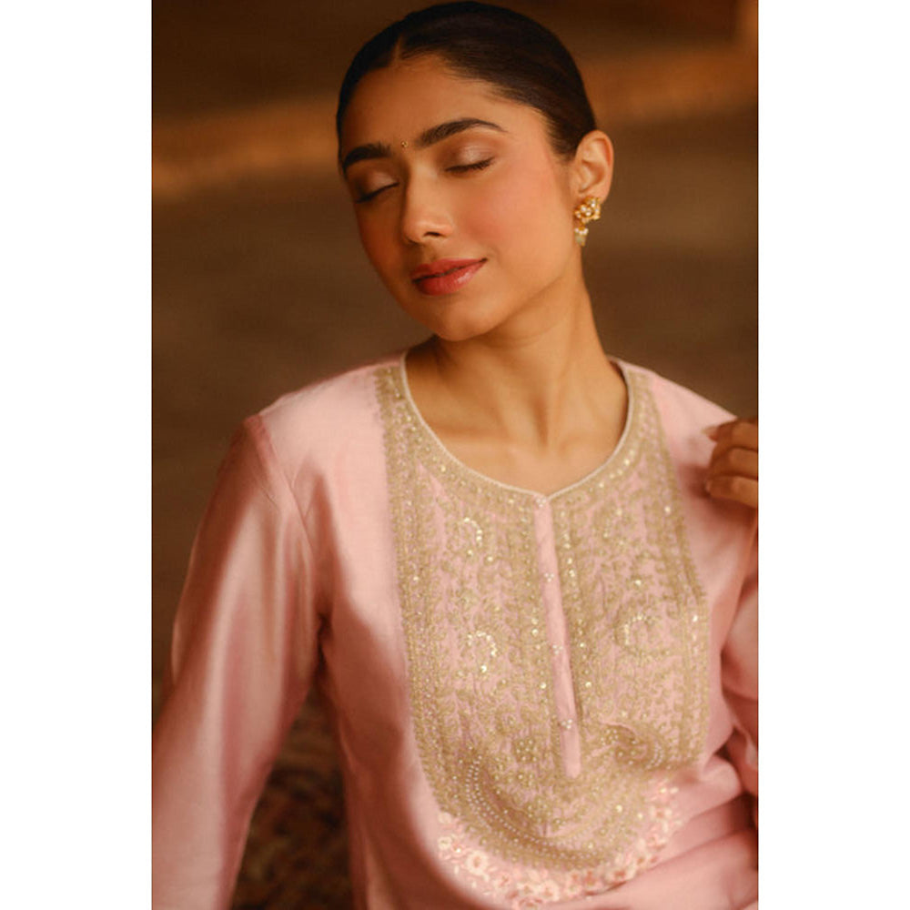 Sheetal Batra Arisa - Blush Pink Kurta With Salwar And Dupatta