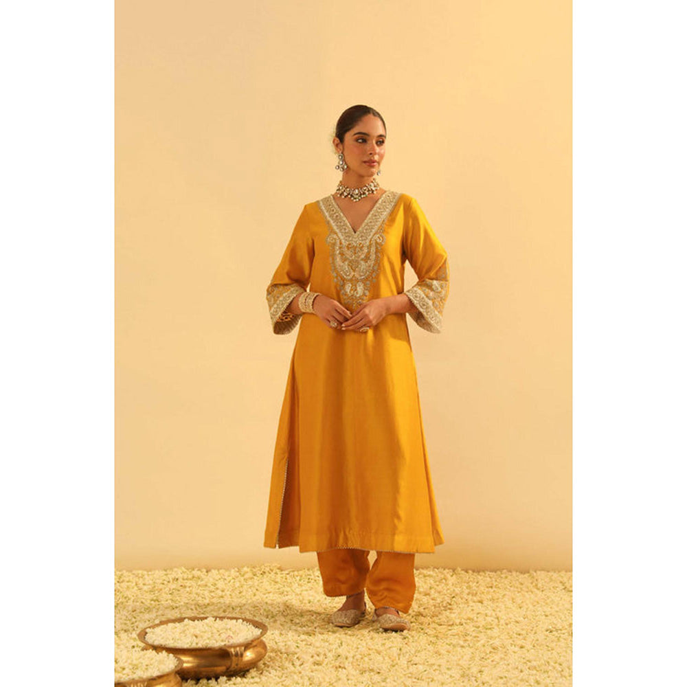 Sheetal Batra Shazana - Long A-Line Choga With Salwar