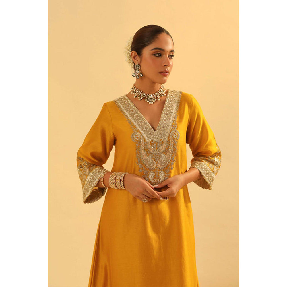 Sheetal Batra Shazana - Long A-Line Choga With Salwar