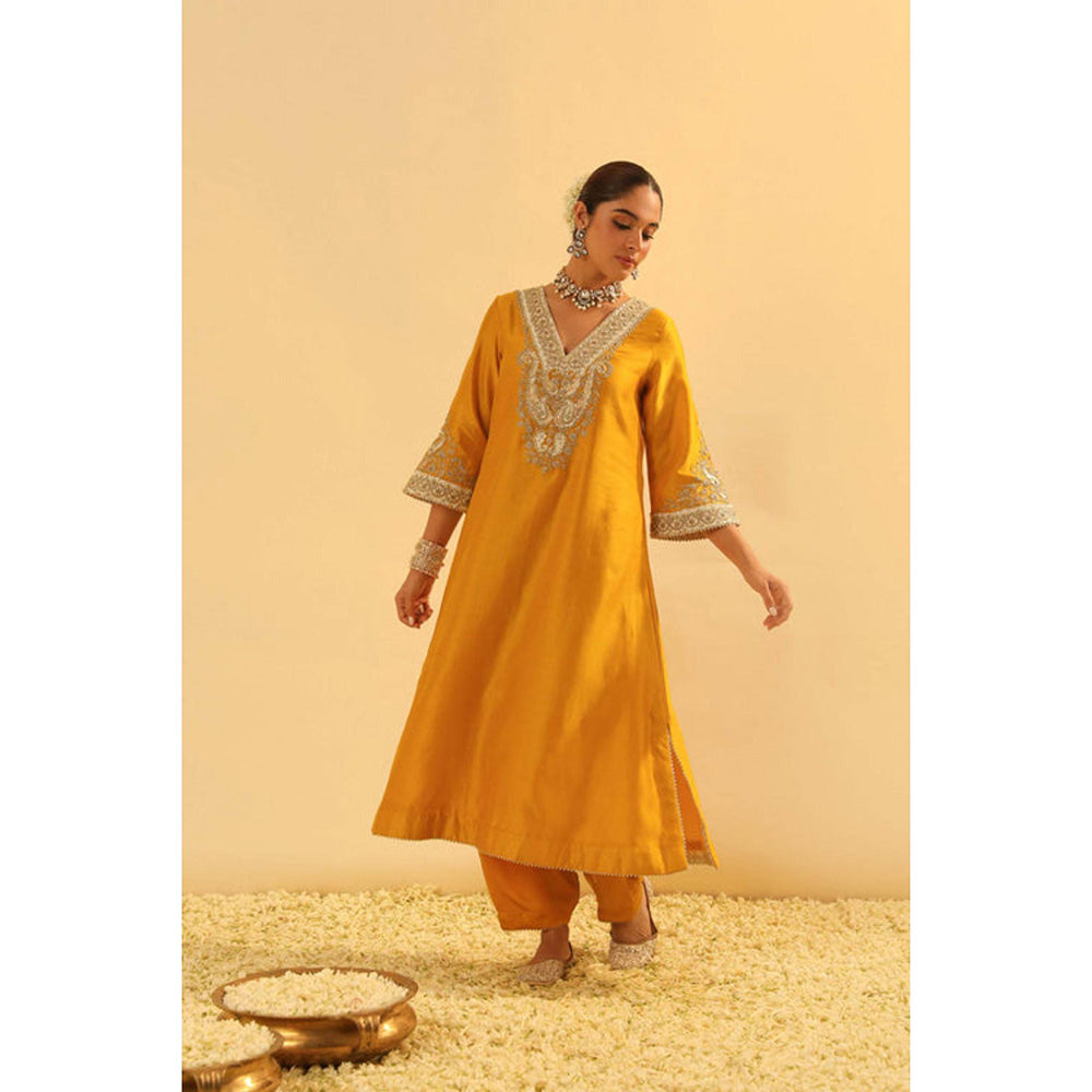 Sheetal Batra Shazana - Long A-Line Choga With Salwar And Dupatta