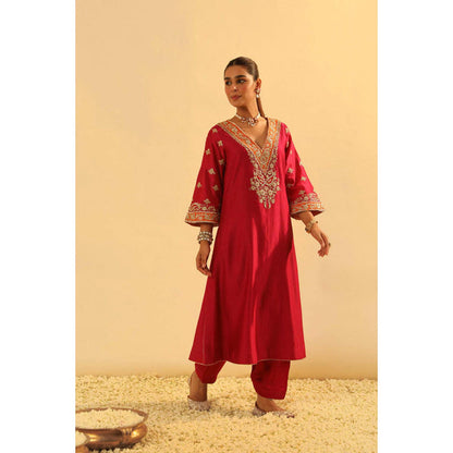 Sheetal Batra Alima - Long A-Line Choga With Salwar