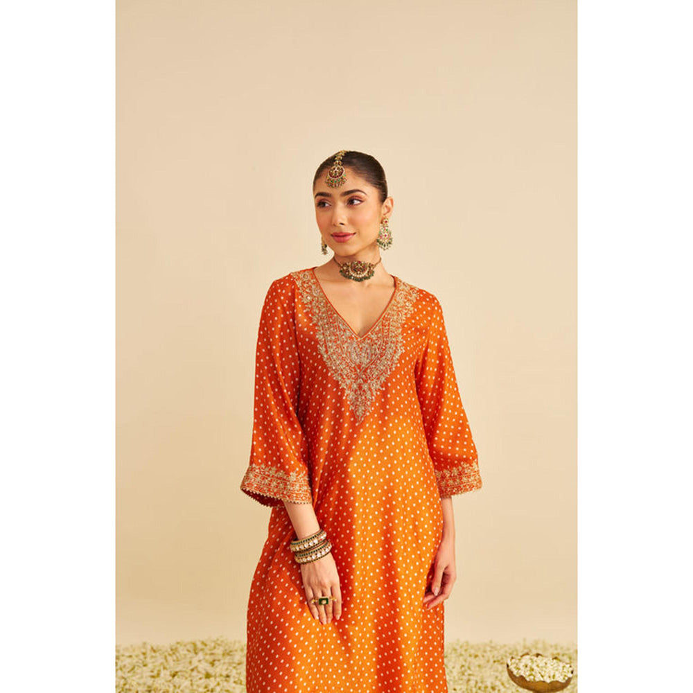 Sheetal Batra Zaliyah - Orange Long Chauga With Salwar