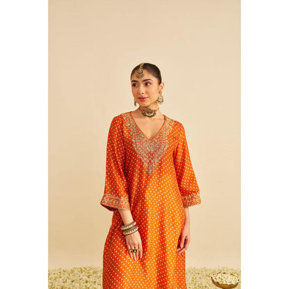 Sheetal Batra Zaliyah - Orange Long Chauga With Salwar