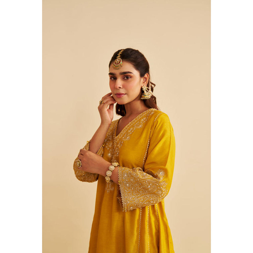 Sheetal Batra Niyah - Mustard Short Chauga With Salwar (Rts)