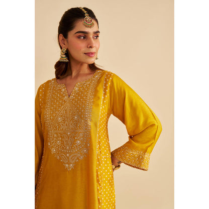 Sheetal Batra Esra - Mustard Long Chauga With Salwar