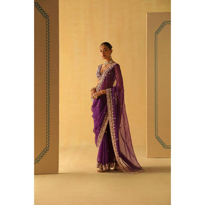 Sheetal Batra Hannah Saree With Stitched Blouse