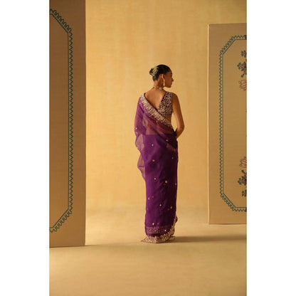 Sheetal Batra Hannah Saree With Stitched Blouse
