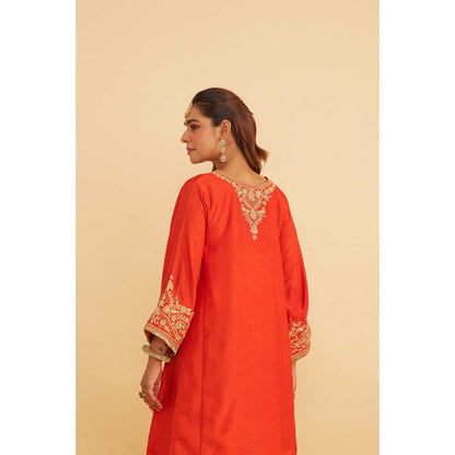 Sheetal Batra Marwa - Burnt Orange Short Chauga With Salwar