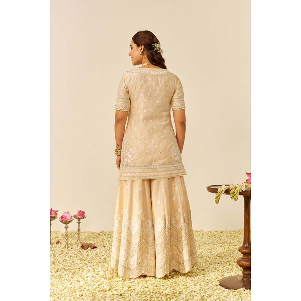 Sheetal Batra Sameeha - Short Kurta With Sharara And Dupatta
