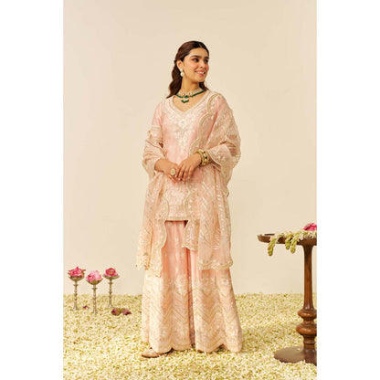 Sheetal Batra Sameeha - Short Kurta With Sharara And Dupatta