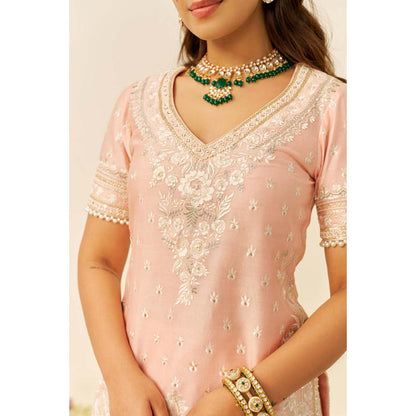 Sheetal Batra Sameeha - Short Kurta With Sharara And Dupatta