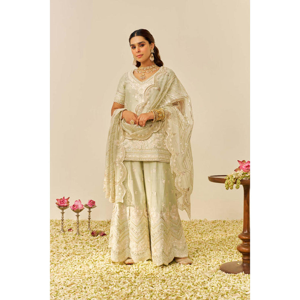 Sheetal Batra Sameeha - Short Kurta With Sharara And Dupatta