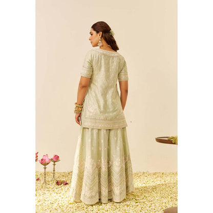 Sheetal Batra Sameeha - Short Kurta With Sharara And Dupatta