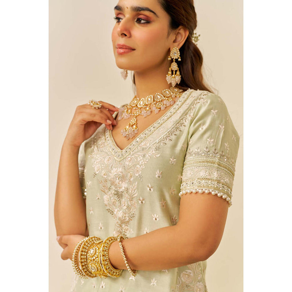 Sheetal Batra Sameeha - Short Kurta With Sharara And Dupatta