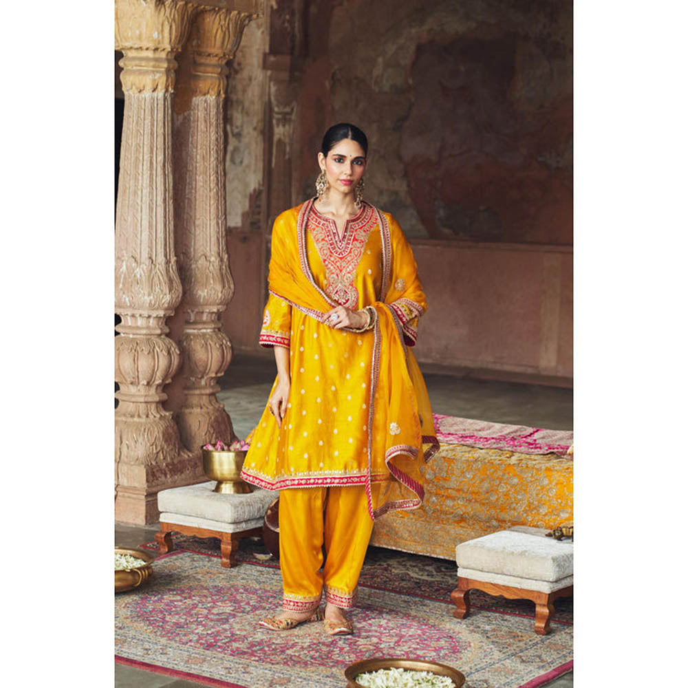 Sheetal Batra Hafsa - Mustard Chauga With Salwar