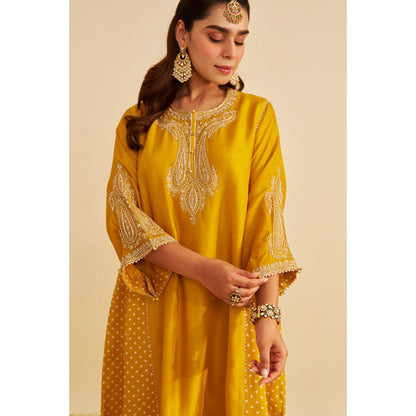 Sheetal Batra Jeriah - Mustard Short Chauga With Salwar (Rts)