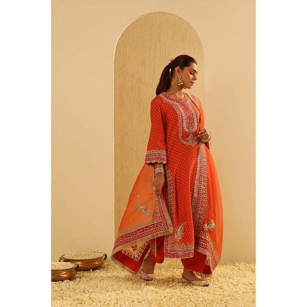 Sheetal Batra Saanjh - A-Line Kurta With Salwar And Dupatta