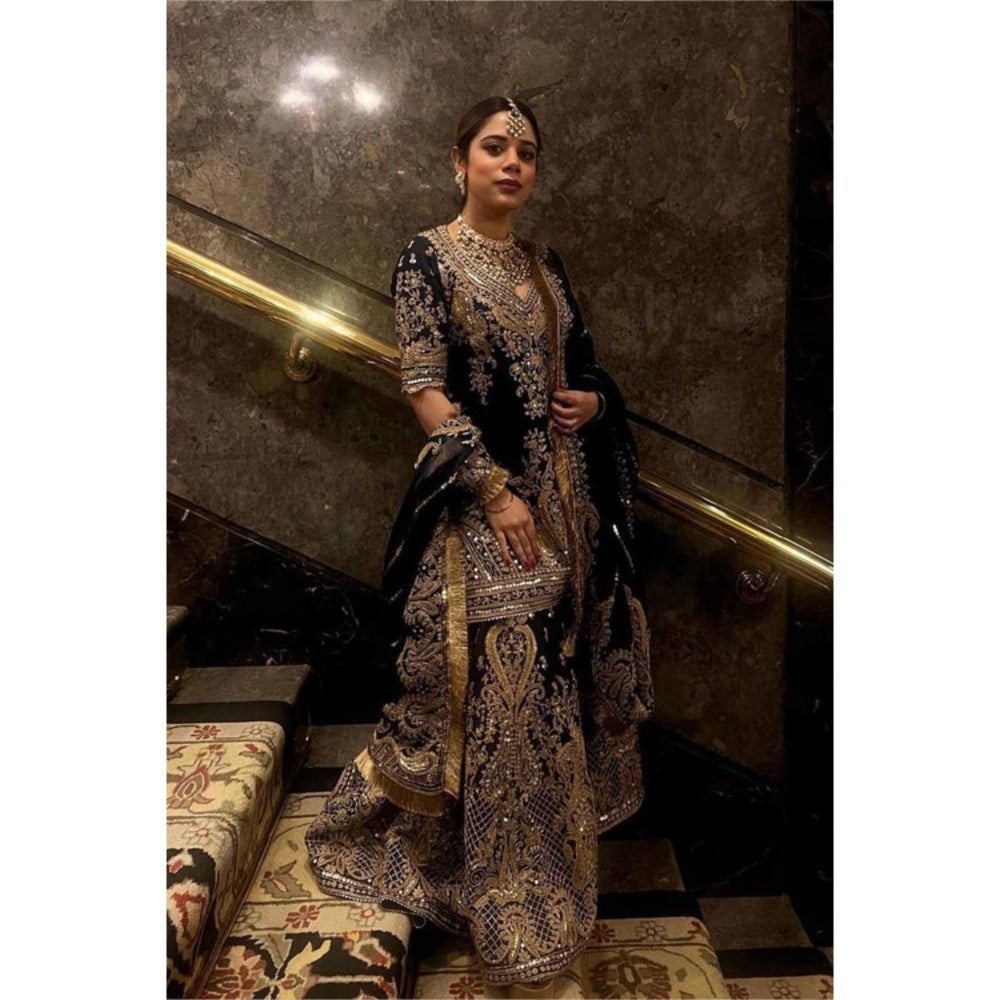 Sheetal Batra Tarini Bhatia In Aafiya - Blue Kurta , Sharara And Dupatta Set