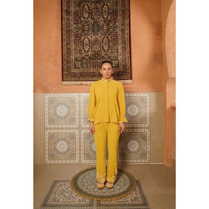 Shilpsutra Mustard Co-Ord Set
