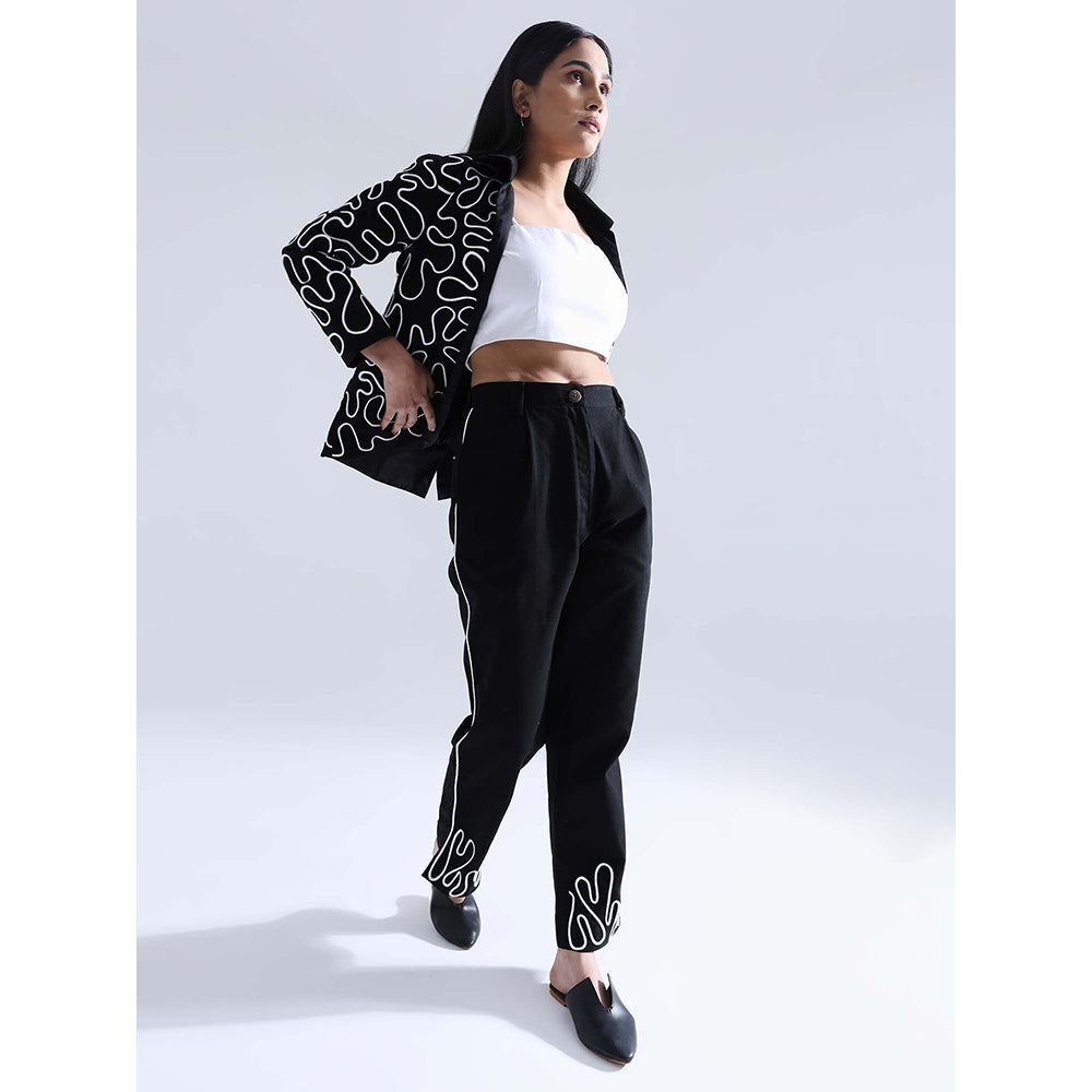 Shibui Black Nostalgia Blazer and Pant (Set of 2)