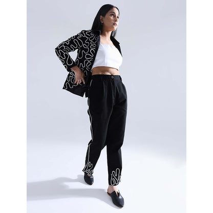 Shibui Black Nostalgia Blazer and Pant (Set of 2)