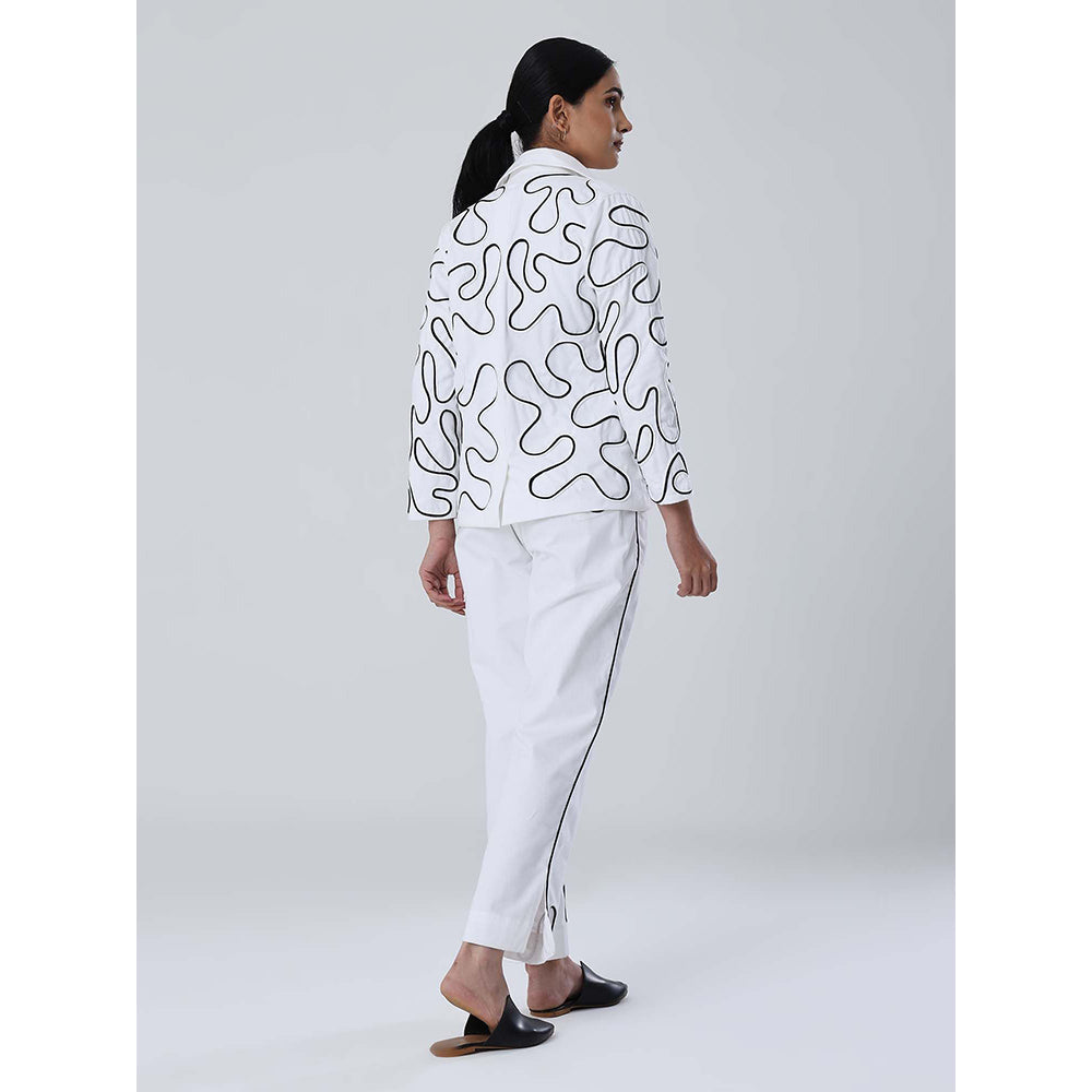 Shibui White Pearl Blazer