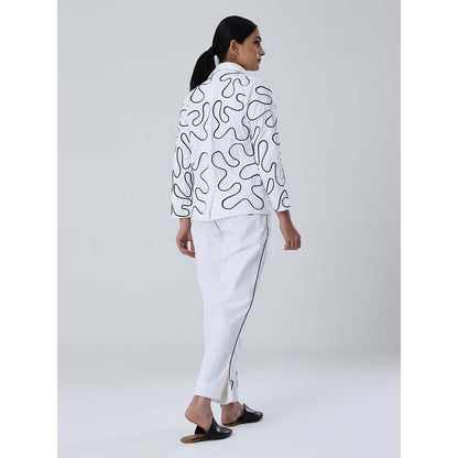 Shibui White Pearl Blazer