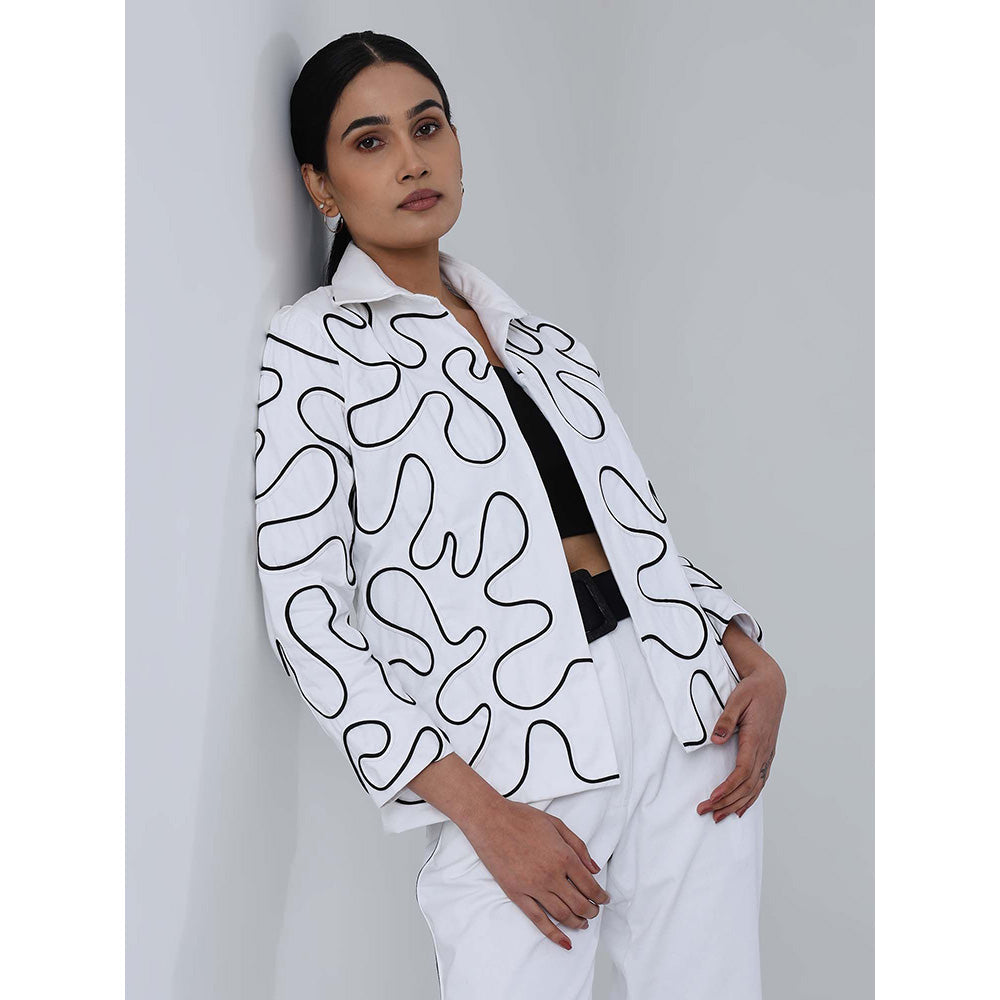 Shibui White Pearl Blazer