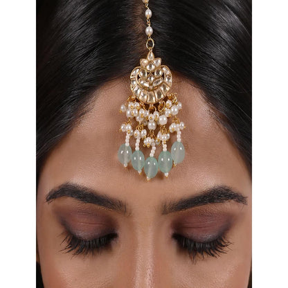 Shlok Jewels Sanaya Kundan Maang Tika
