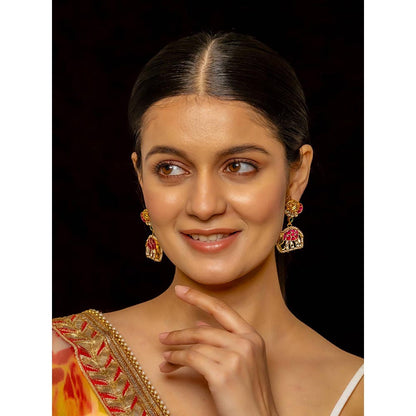 Shlok Jewels Vajra Danglers Earrings