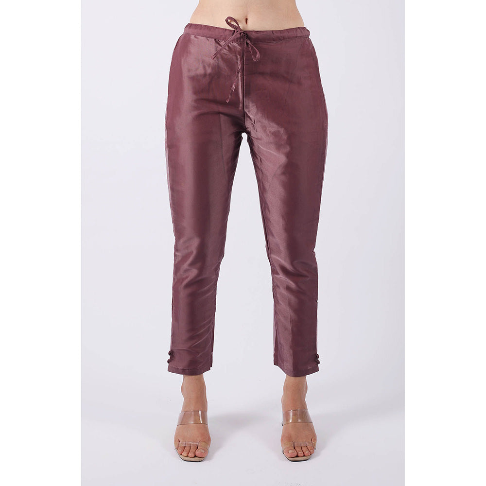 SHRUTI GOYAL Mauve Embellished Co-Ord (Set of 2)