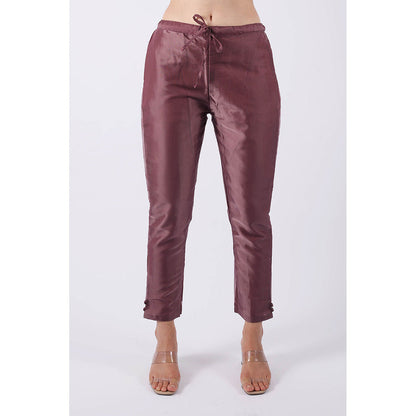 SHRUTI GOYAL Mauve Embellished Co-Ord (Set of 2)
