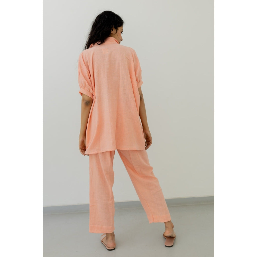 Silai Studio Bubblegum Pink Cotton Shirt