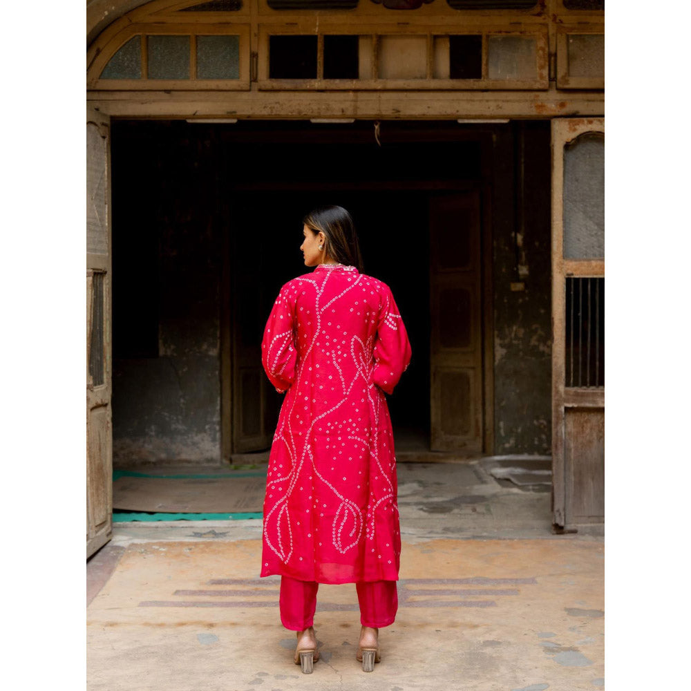 Silai Studio Falak Kurta With Pant for Women (Set of 2)