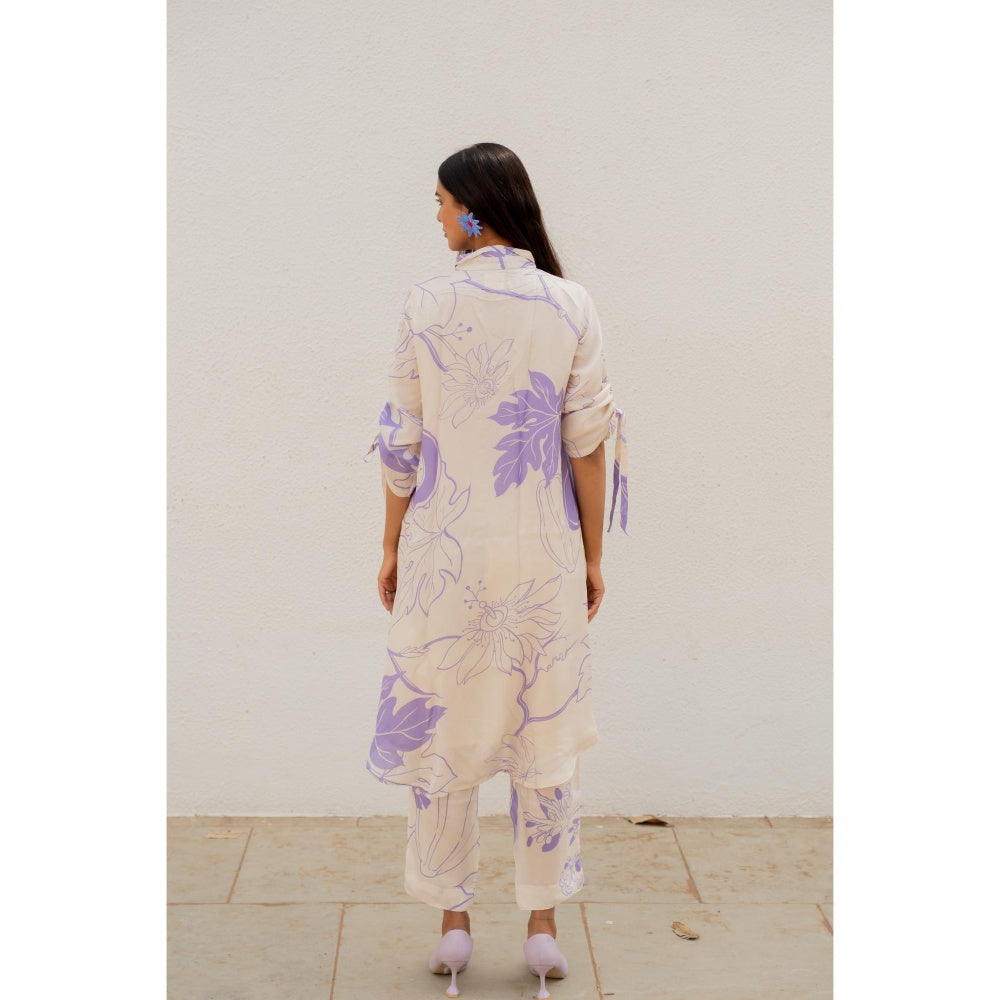 Silai Studio Beige Papeeta Kurta