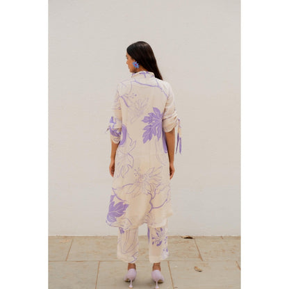 Silai Studio Beige Papeeta Kurta