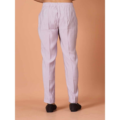 Simaaya Lavender Premium Quality Silk Made Designer Pyjamas