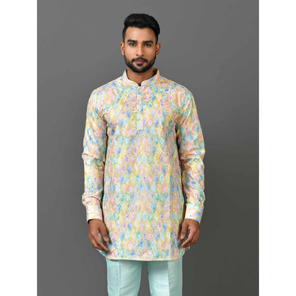 Simaaya Multi-Colour Premium Quality Satin Made Short Kurta