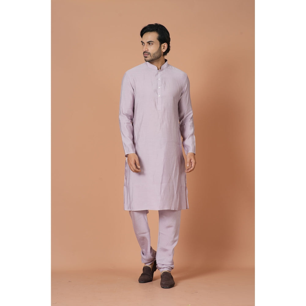 Simaaya Purple Premium Quality Silk Made Kurta for Men