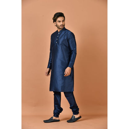 Simaaya Blue Premium Quality Silk Made Kurta for Men