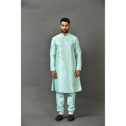 Simaaya Blue Premium Quality Silk Made Kurta for Men