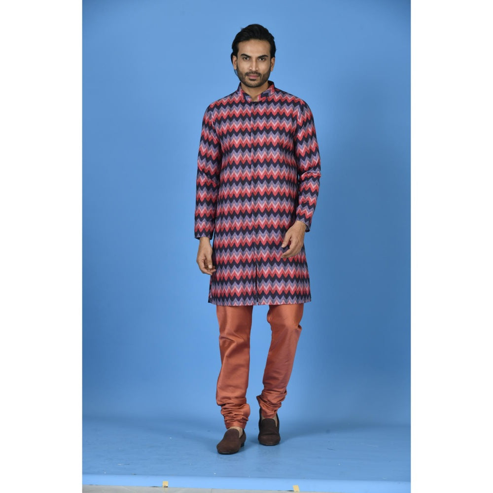 Simaaya Premium Quality Linen Made Kurta for Men- Black