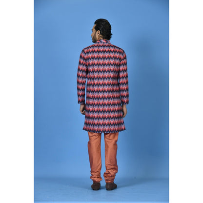 Simaaya Premium Quality Linen Made Kurta for Men- Black