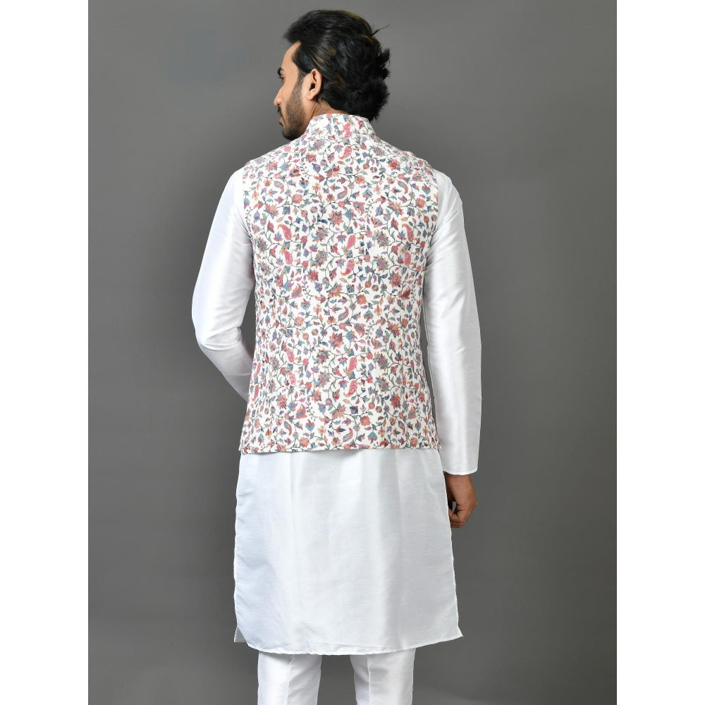 Simaaya Premium Quality Cotton Silk Made Nehru Jackets for Men