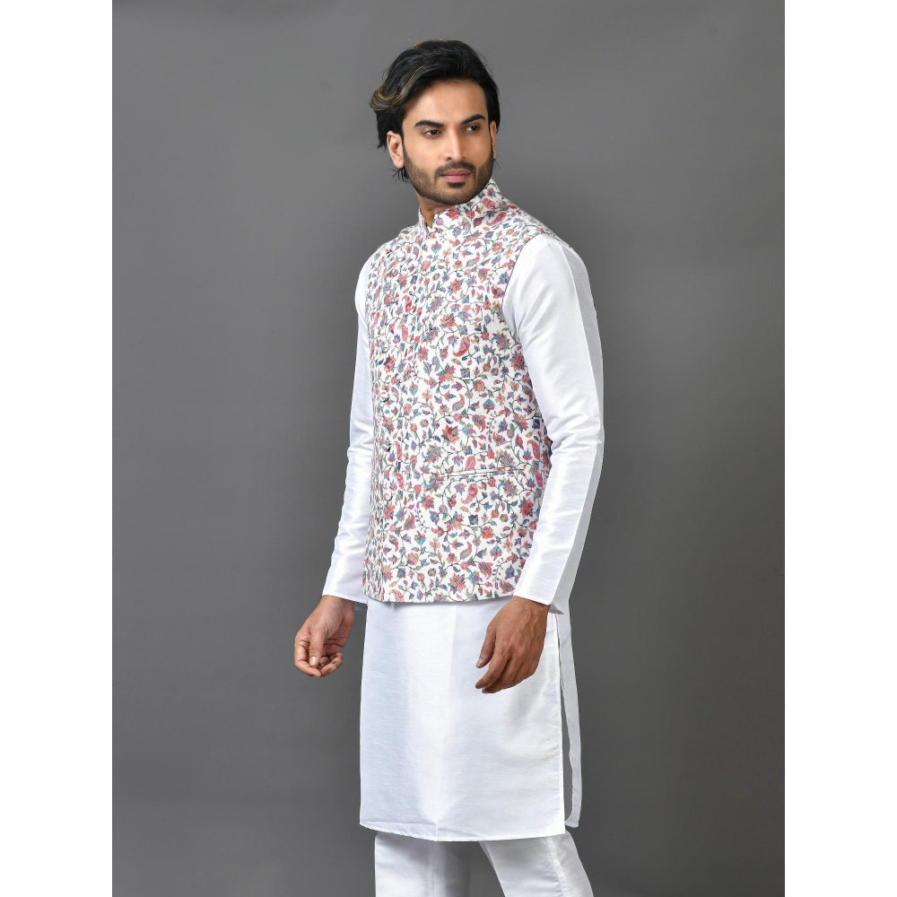 Simaaya Premium Quality Cotton Silk Made Nehru Jackets for Men