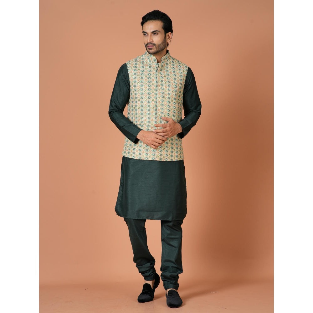 Simaaya Premium Quality Linen Made Nehru Jacket For Men- Multi-Color